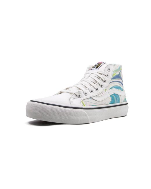 Converse Gray Sk8-Hi 138 Decon "Color Marble" Vn0A3Mv1Xgi" for men