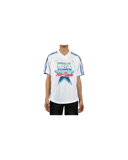 Mitchell & Ness Black Nba Mesh V-Neck T-Shirt "1991 All-Star Game for men