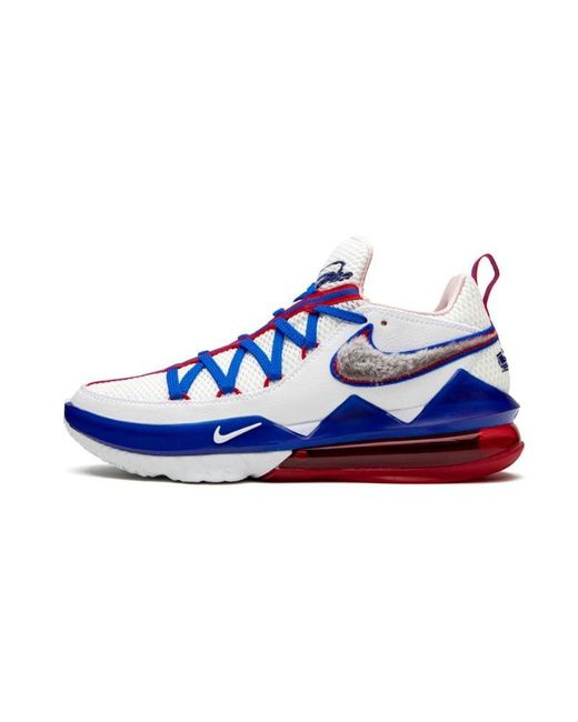 Nike Blue Lebron 17 Low "Tune Squad" Shoes