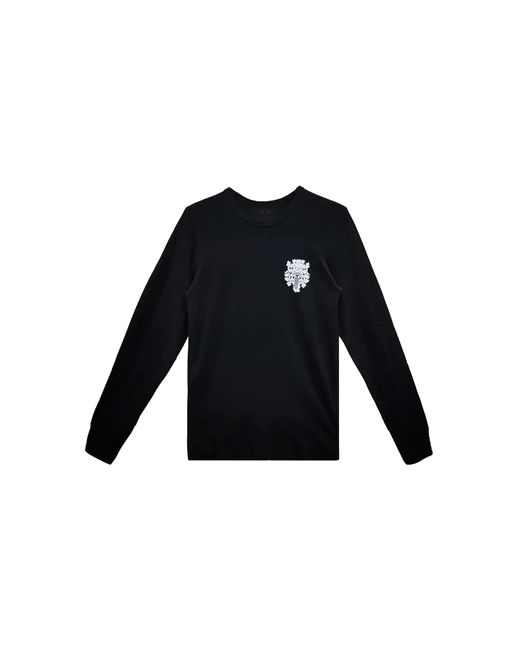 Chrome Hearts Black Dagger Logo Thermal Long Sleeve T-Shirt Chrm1323" for men