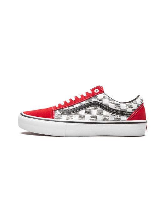 Vans Black Old Skool Pro "Sketched Checkerboard" Vn0A45Jc2Lz" for men