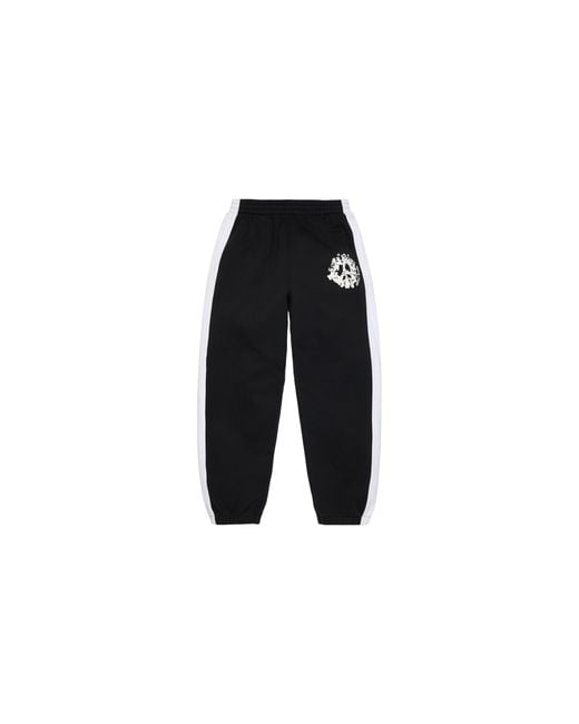 DENIM TEARS Black Denim U Paneled Sweatpants Dt908" for men