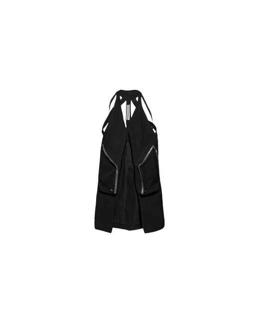 Rick Owens Black Lono Temple Vest Rr01F2911 Ccvsr3 09" for men