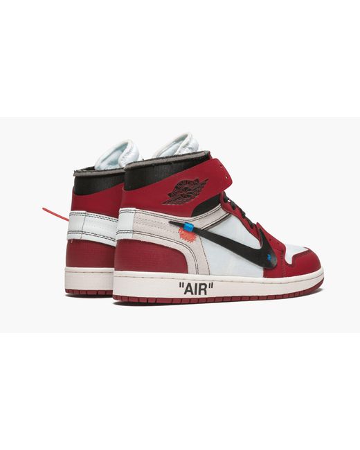 Nike The 10: Air 1 "off-white in Red for Men | Lyst