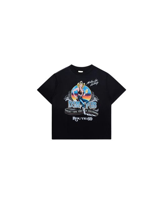 DIET STARTS MONDAY Black Pub Ss T-Shirt Dsm Fa25 036" for men