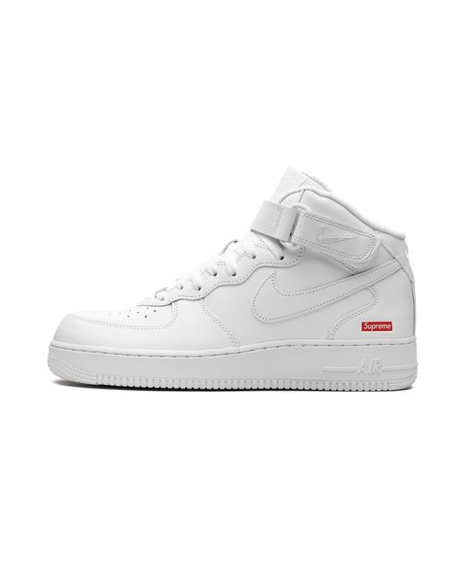 Nike Black Air Force 1 Mid "Supreme for men
