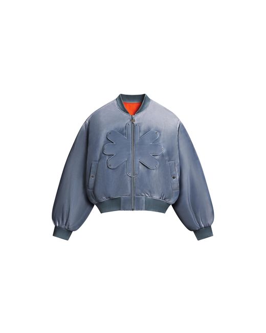 LOSTSHDWS Blue Reversible Detached Bomber "Seafoam" Lst 50 22703 Sea" for men