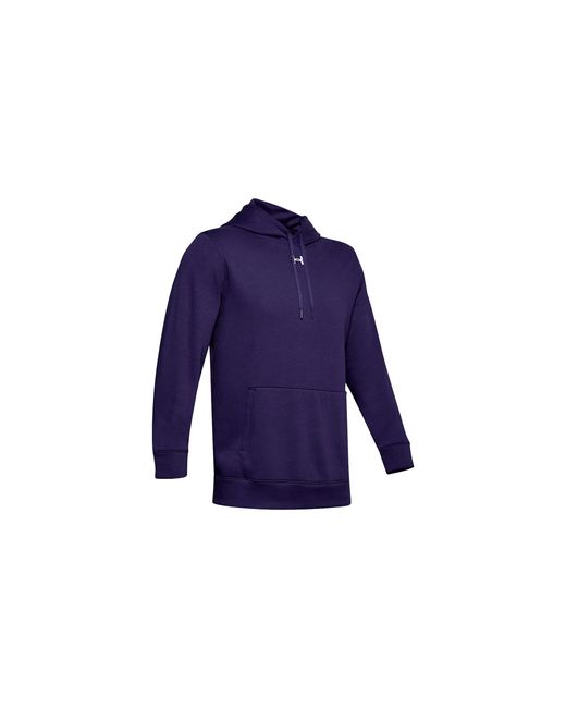 Under Armour Blue Hustle Fleece Hoodie 1300123 500" for men