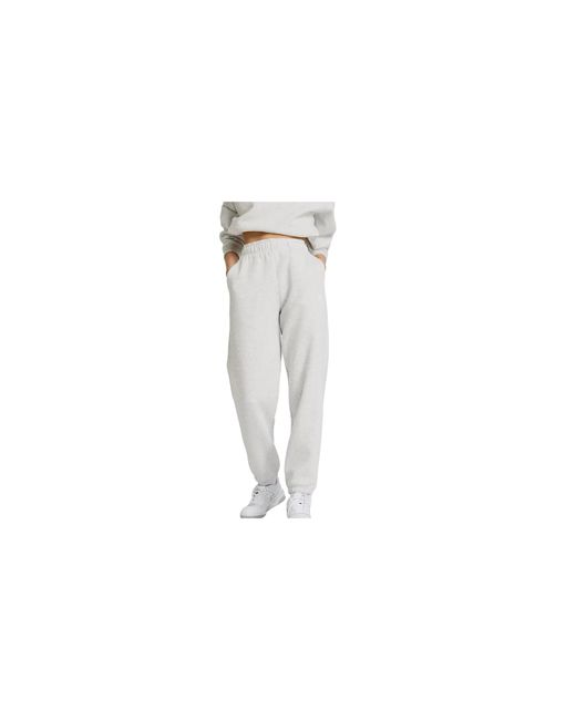 New Balance Black Sport Essentials Fleece Jogger Pants "Ash Heather" Wp41502Ahh"