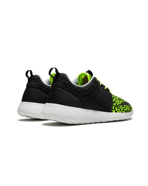 Nike Black Rosherun Fb "leopard" Shoes for men