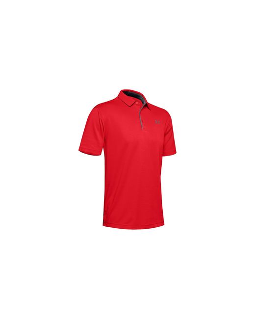 Under Armour Red Tech Polo Graphite Graphite" 1290140 600" for men