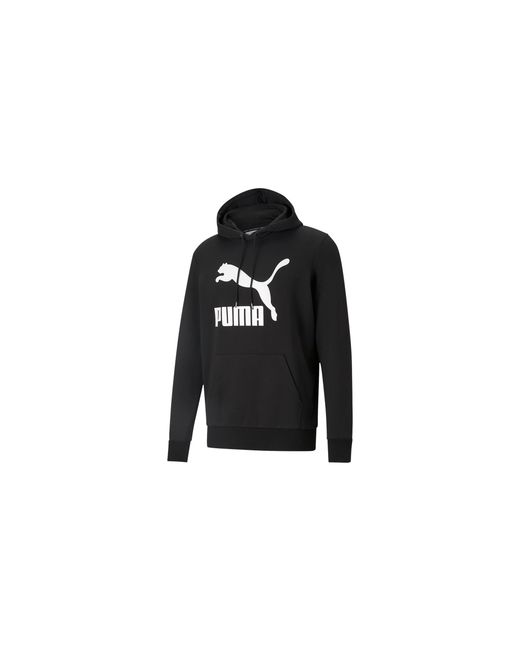 PUMA Black Classics Logo Hoodie 530084 01" for men