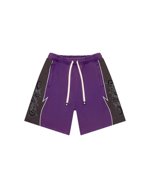 GODSPEED NEW YORK Purple Halftime Shorts Graphite" Gs499" for men