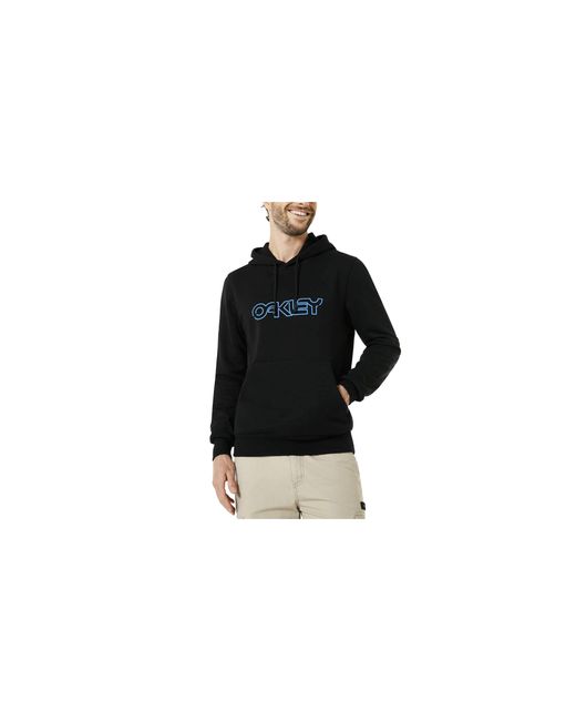 Oakley Fleece Piping Hoodie "Blackout" 472434 02E" for men