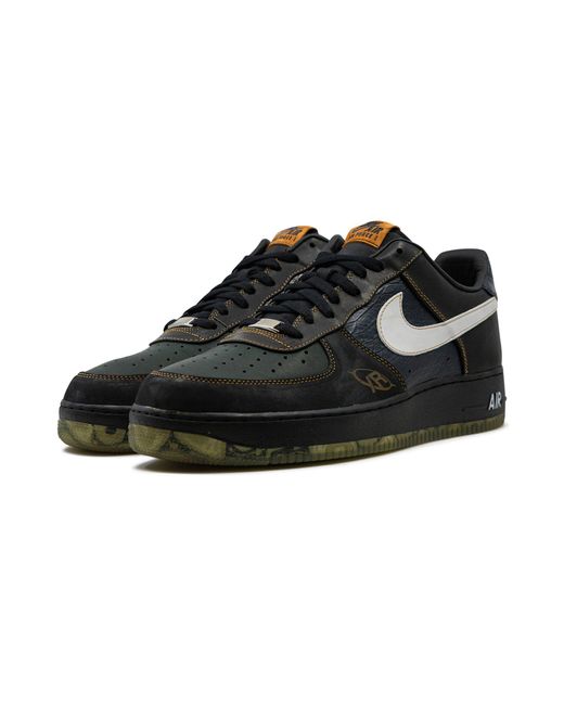 Nike Black Air Force 1 Low Prem Dj "dj Premier" Shoes