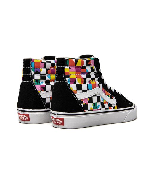 Vans Black Sk8-Hi "Floral Checkerboard" Vn0A7Q5Nb05" for men