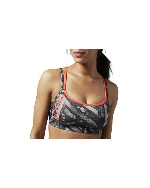 Reebok Black One Series Short Bra Aa1469"