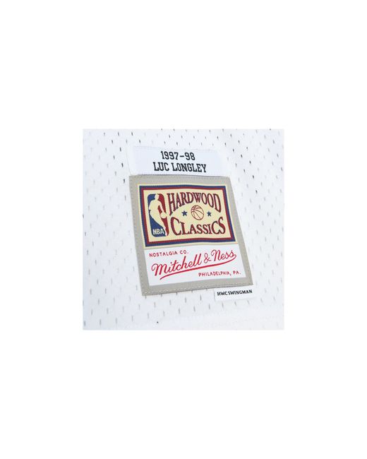 Mitchell & Ness Black Nba Luc Longley Jersey "1997 Chicago Bulls for men