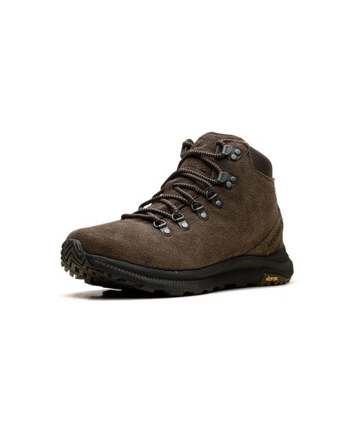 Merrell Black Ontario Suede Mid "Canteen" J65397" for men