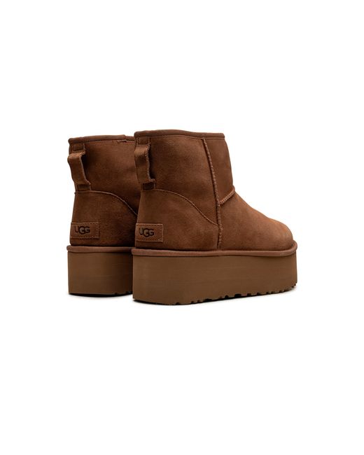 Ugg Brown Classic Mini Platform "Chestnut" 1134991 Che"