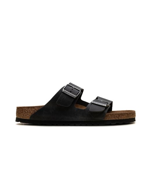 Birkenstock Black Arizona "Oiled Leather Habana" 0552111" for men