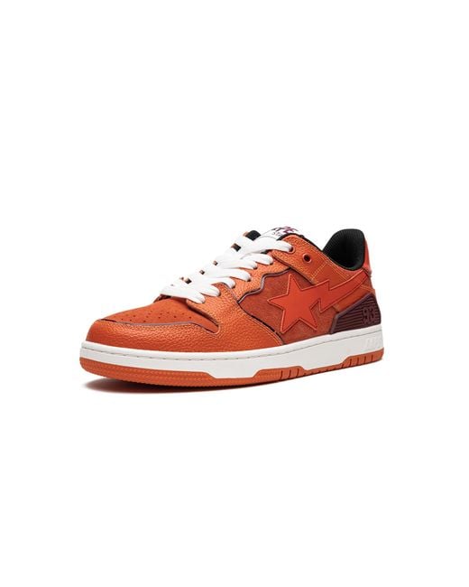 A Bathing Ape Red Sk8 Sta #2 M1 0Zxshmx91011J Orj" for men