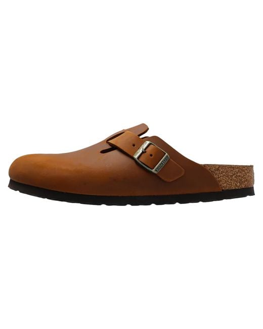 Birkenstock Brown Boston Natural Leather "Cognac" 1028310"