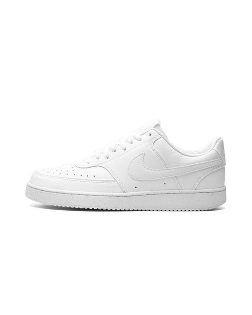 Nike Black Court Vision Lo Nn "triple White" Shoes for men