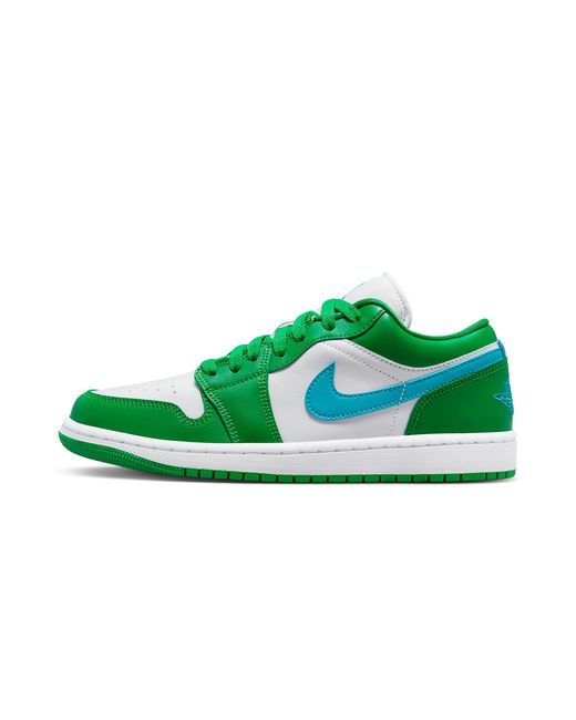 Nike Green Air Jordan 1 Low Shoes