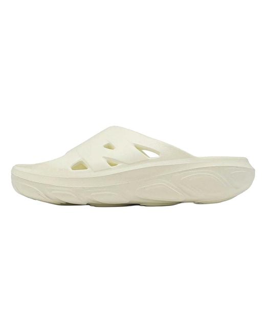 New Balance Black Fresh Foam Rcvry Slide "Angora Parchment" Rcvrysc1" for men