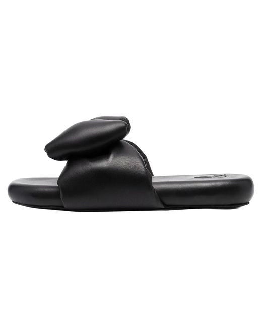 Off-White c/o Virgil Abloh Black Nappa Extra Padded Slipper Owic005S22Lea0011000"