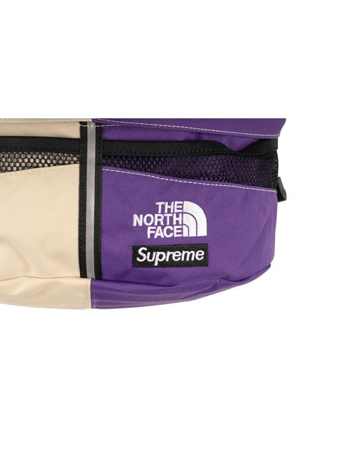 Supreme Black The North Face Split Waist Bag "tan"