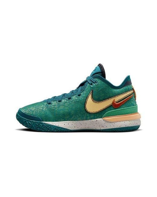 Nike Green Zoom Lebron Nxxt Gen "geode Teal" Shoes