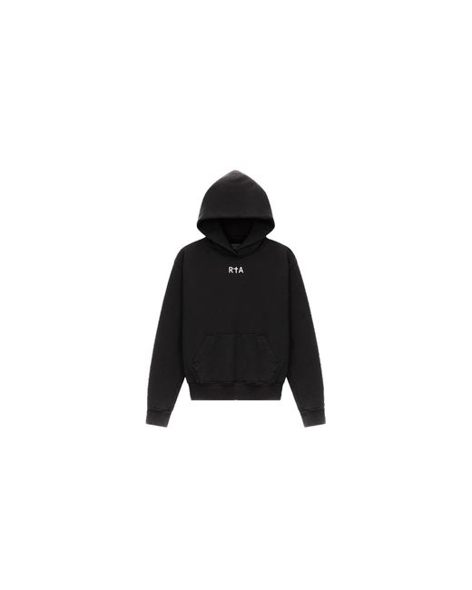 RTA Black Nash Pullover Hoodie Mu23K622 T1787Bkfsw" for men
