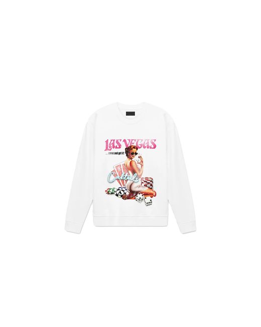 RTA Black Charles Sweatshirt "Las Vegas Cocktails" Mf23K622 T1199Wtlvc" for men