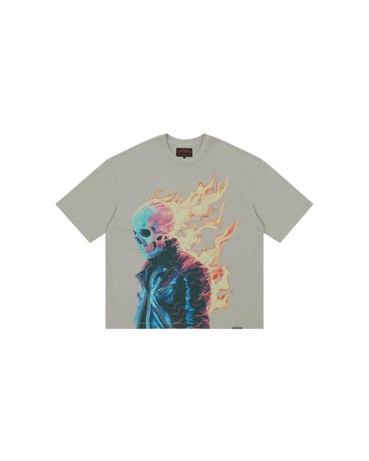 GODSPEED NEW YORK Gray Aura D'Inferno T-Shirt Gs202" for men