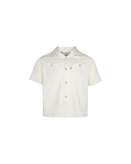 GALLERY DEPT. Black Mechanic Short Sleeve Button Up Shirt "Antique" Gd364" for men