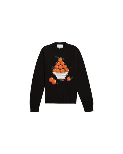 Casablanca Black Pyramide D'Oranges Sweater Mps24 Kw 587 01" for men