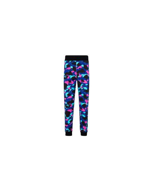 A Bathing Ape Black Slim Sweatpants X Kid Cudi for men