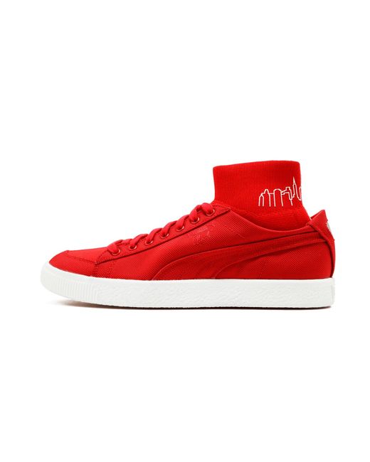 PUMA Red Clyde Sock "Manhattan Portage" 366185 02" for men