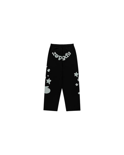 Sp5der Black Reflective Beluga Sweatpants 392" for men