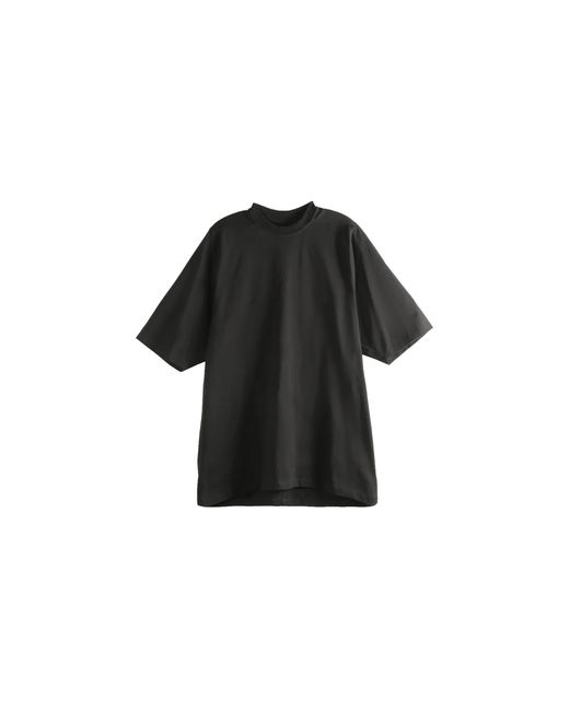 Rick Owens Black Jumbo Short Sleeves T-Shirt Ru01F2249 Ba 09" for men