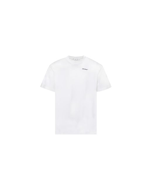 Off-White c/o Virgil Abloh Black Caravag Arrow Over Short-Sleeve T-Shirt Omaa038C99Jer0050110" for men
