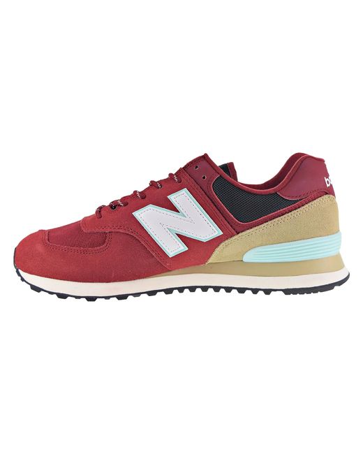 New Balance Red 574 "Dark Ml574Jhq" for men