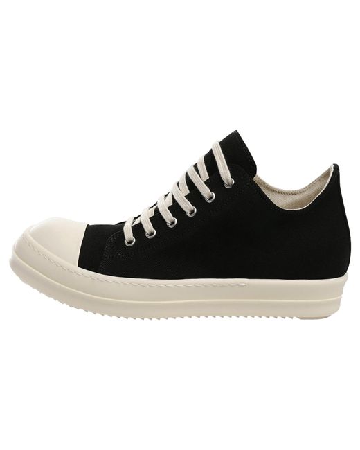 Rick Owens Black Scarpe Denim Low Milk Milk" Du01F4802 Do 911" for men