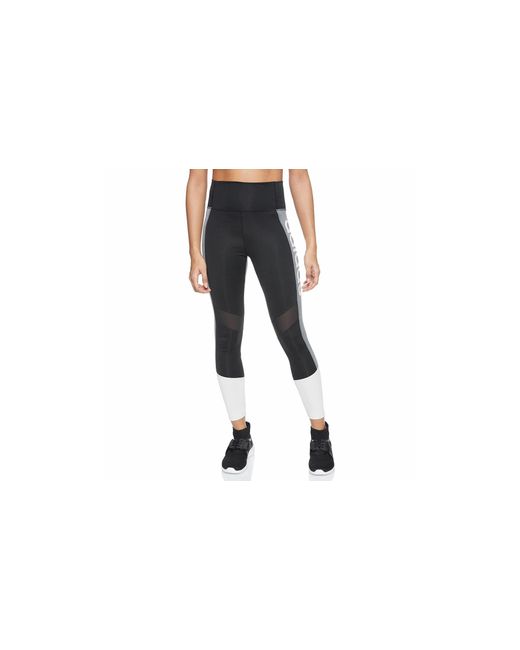 Adidas Black Design 2 Move Colorblock High-Rise 7/8 Leggings Raw" Du2301"