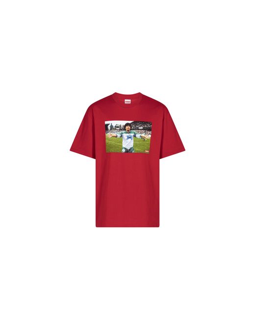 Supreme Red Maradona T-Shirt "Ss24" Su241"