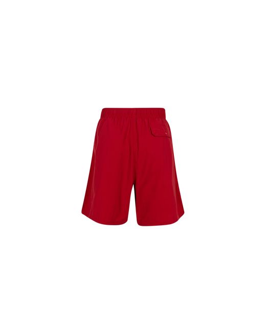 Supreme Red Nylon Water Short Su100017"