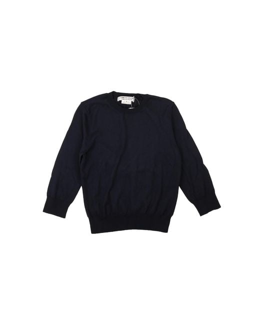 Comme des Garçons Blue Crewneck Pullover Sweater Fz N108 Per 1" for men