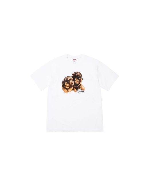 Supreme Black Puppies T-Shirt "Fw26